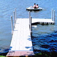 Floating Dock with one finger