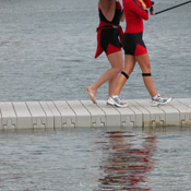 Rowing Dock with Finishing Connectors