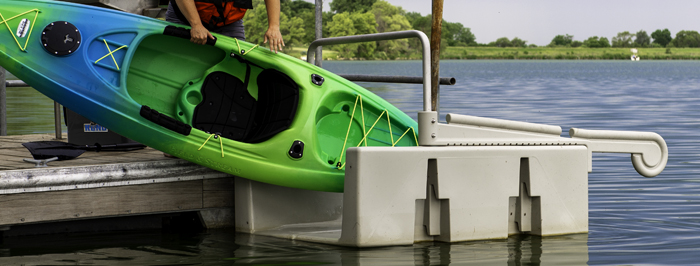 Add accessories to your kayak launch